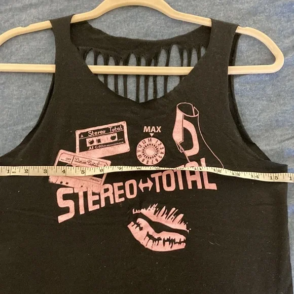 Distressed graphic band tee Stereo Total - Picture 4 of 5